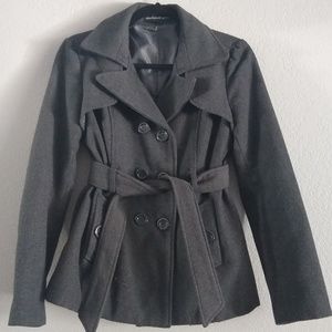 Grey Peacoat